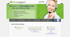 Desktop Screenshot of famesupport.com
